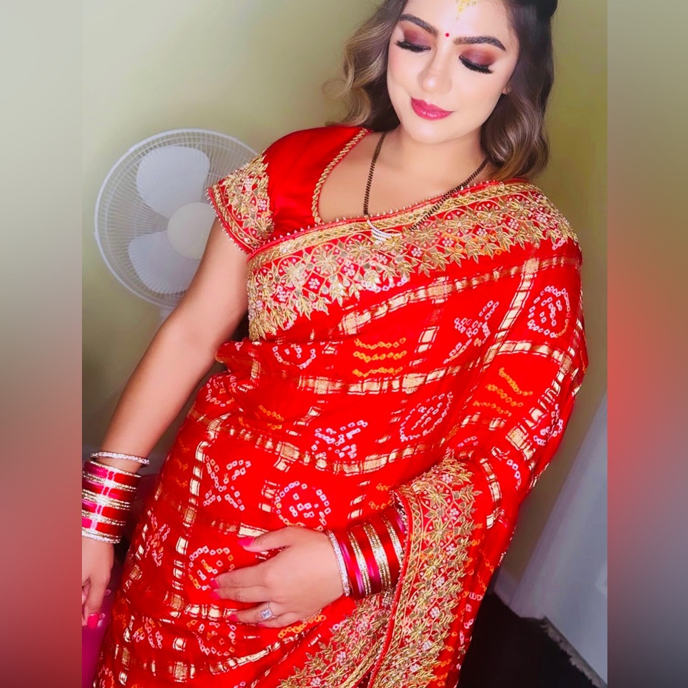 Red Saree
